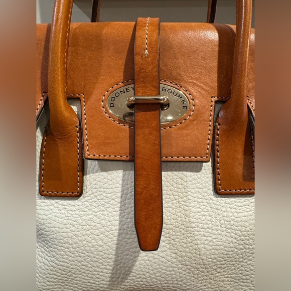 Dooney & Bourke Elisa Pebble Leather Satchel - Picture 3 of 8